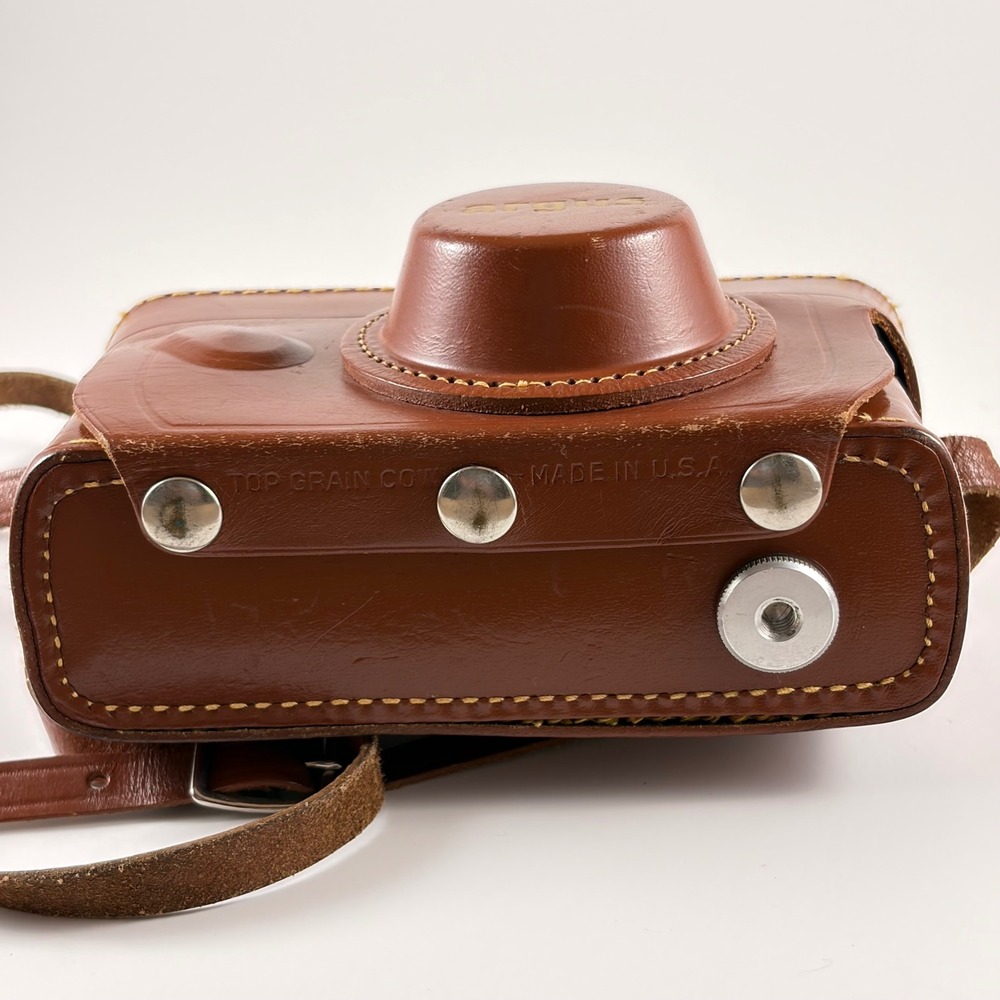 Vintage Argus C3 Color-Matic 35m Rangefinger Camera Original Leather Case - Picture 13 of 13